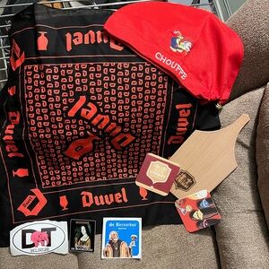 Beer merch … Chimay/duvel/chouffe and etc lot of goodies.
